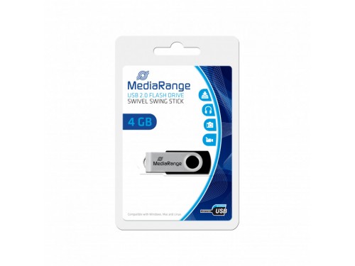 Chiavetta Mediarange USB 2.0 4GB MR907
